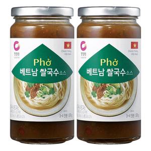 [소비기한 임박] 청정원 베트남 쌀국수 소스, 370g, 2개