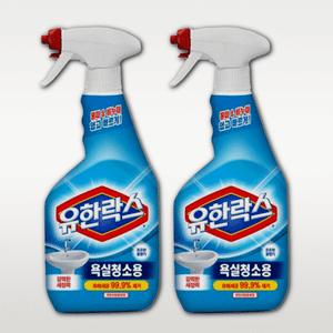 유한락스 욕실청소용 900ml x 2개 대용량 강력한 세정력