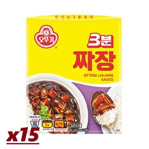오뚜기 3분짜장 200G x 15개