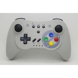 NEXiLUX 무선 클래식 프로 컨트롤러 게임패드 닌텐도 Wii U, 그레이와 호환됨