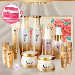 [코리아나] 한방 진화연 (본품7종+여행용4종)+글루타치온 24K 크림2개 여성 기초화장품세트 스킨로션 미백 주름개선