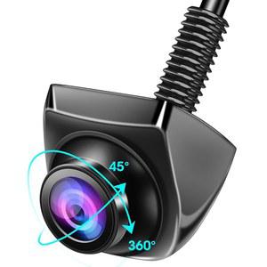 360 회전식 AHD 1080P 차량용 백업 카메라 RV 후방 뷰 리버스 슈퍼 나이트 비전 IP69K 방수 주차 지원 범용 170 광각12V-24V