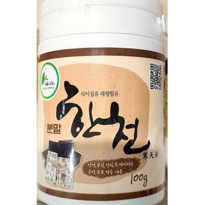 이슬나라 한천분말 100g 한천분말 천사채가루 한천가루 건어물 과메기