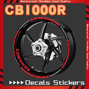 오토바이 프론트 리어 휠 데칼 림 스트라이프 반사 데칼 스티커 CB1000R CBR1000RR 용 신제품
