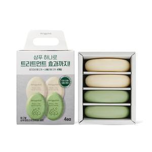 [동구밭] 코스트코 동구밭 샴푸 트리트먼트 바 100g 4개 샴푸바 샴푸비누