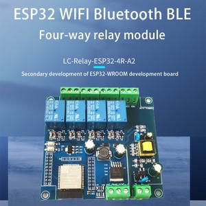 ESP32 릴레이 개발 보드 AC / DC 전원 공급 장치 WiFi Bluetooth BLE 4 채널 릴레이 모듈 ESP32-WROOM