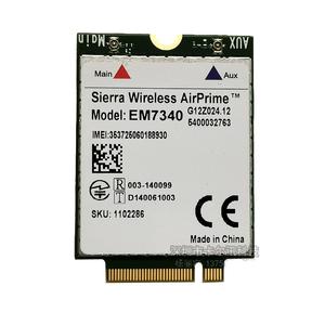 JINYUSHI Sierra 무선 모듈 M.2 기계용 EM7340 4G WWAN LTE/HSPA 호환 hp /레노버 노트북 브라켓 없음