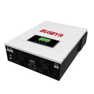 BUSBYR 하이브리드 태양광 인버터 MPPT 80A 충전기 컨트롤러 포함 순수 사인파 2000W 12V 220V 1.6KW 30-40