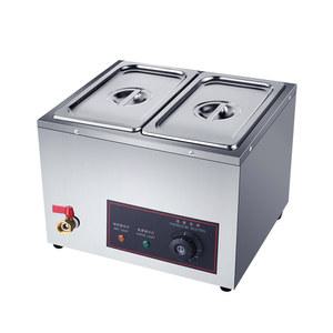 중탕기 워머기 구식당 전기 싱글 온탕기 건식 차핑디쉬 블랙 대형 13 5L 국물 보온