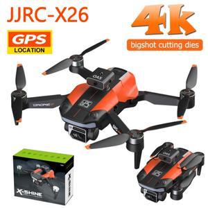 드론 용품 JJRC GPS 드론 가용 4K 비디오 HD 카메라 와이파이 FPV 브러시리스 RC 쿼드콥터 용 접이식