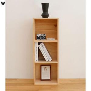 고급 편백나유행무원목 DIY3단책장 330