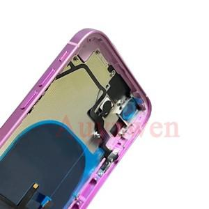 AAA + DIY 백 iPhone XR 에서 16 커버 하우징 용 배터리 중간 프레임 교체