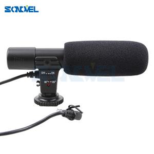 Mic-01 카메라 외장 스테레오 마이크 니콘 D7500 D7200 D5600 D5500 D5300 D5200 D3300 D810 D750 D500 D5