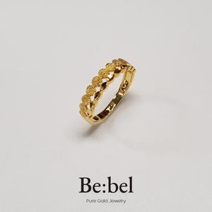 순금반지 3.75g 24k 여자 디자인 도트 비벨 한돈 1돈