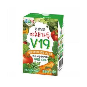야채가득 V19 야채주스 베지밀 190ml, 72개