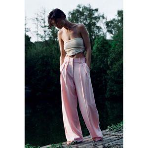 [국내배송]자라 ZARA ZW 컬렉션 플랫 프론트 팬츠865236