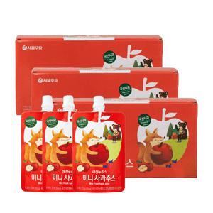 서울우유 아침에주스 미니 사과주스 100ml 10입 3개