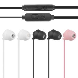 1PC 3.5mm 유선 소음 감소 이어폰 실리카 젤 스테레오 이어폰 헤드셋 안드로이드 용 휴대 MP3 수면 헤드폰