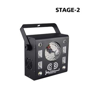 노래방조명 5in1 복합조명 LED미러볼 STAGE-2 가정용 파티 AC전원코드타입