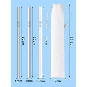 빨대 재사용 스텐빨대 9X305MM 스트로우 40OZ 호환 다회용 30CM 텀블러