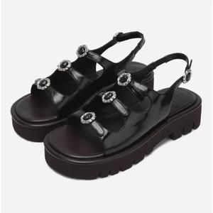 갤러리아 [써스데이아일랜드]2025 S/S 플라워 버클 샌들 (T254MSE234W)
