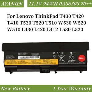 레노버 씽크패드용 노트북 배터리 45N1001 10.8V 57Wh/5200mAh T410 T420 T430 70  0A36302 0A36303