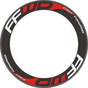 FF 휠 스티커 림 반사 방수 스티커 FFWD 40mm 45mm 50mm 55mm 60mm 자전거 사이클 두 바퀴 데칼