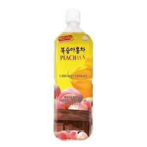 스위트코리아 복숭아홍차 1000ml (피치티) 액상음료 과일음료