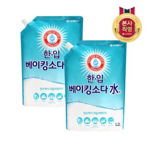 한.입 베이킹소다수 1.2L_리필 x2개
