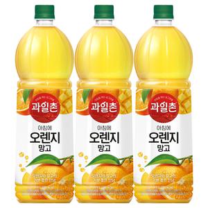 해태 과일촌 아침에 오렌지망고 1.5L 4개