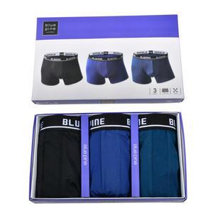 BluePine 아웃밴드 남성 메쉬 컬러드로즈 3매입 빅사이즈팬티