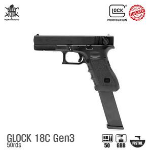 NEW 정품 글록 GLOCK 18C G18C 정식 라이센스 메탈 리얼각인 오토 연사 가스건 GBB GAS GUN 배그 장난감 비비 권총 VFC GBB GUN
