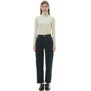 [BEIGE]릴렉스 롱 데님 팬츠 PP7DP202