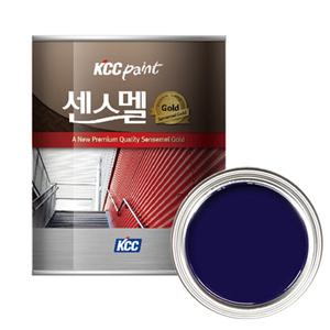 KCC 센스멜 골드 에나멜 페인트 특청색 1L 철재 목재