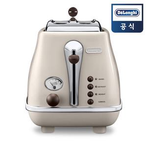 드롱기 아이코나 빈티지 전기 토스터 베이지 CTOV2003.BG