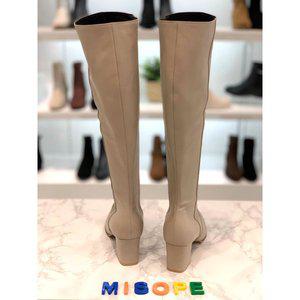 [여주점][미소페]6cm 소가죽 롱부츠 (2color) 712148002BE
