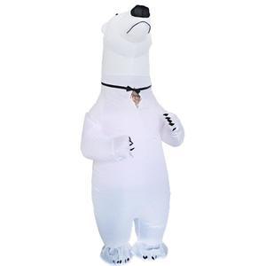 풍선 공기충전옷 에어슈트 북극곰 인형 코스튬 의상