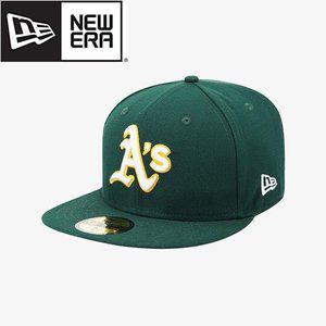 갤러리아 [뉴에라] MLB 어센틱 오클랜드애슬레틱스 사이즈캡 그린 RD(어웨이)