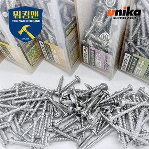 유니카 논프라피스 냄비 접시 와셔 소량 한팩 콘크리트 타일 직결 피스