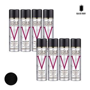 더마클라센 스타일앤 볼륨짱짱 흑채 스프레이 블랙 120ml x8