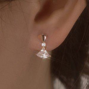 [윙블링]14k post 아뜰리아 귀걸이 W