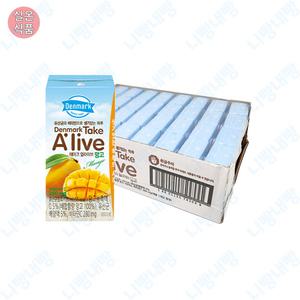 동원 덴마크 테이크 얼라이브 망고 120ml 32팩 아이간식 과일주스