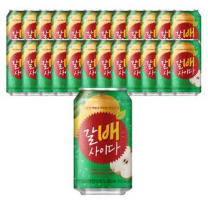 해태음료 갈배 사이다 355ml 24개_