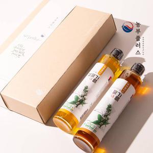 국산 냉압착 생들기름 300ml 2병 선물세트