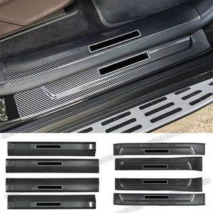 자동차 실내랩핑 카본 몰딩 스테인리스 스틸 도어 임계 씰 패널 벤츠 gle gls w167 x167 2019 2020 2021 20