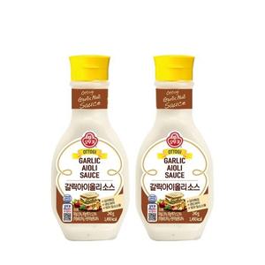오뚜기 갈릭 아이올리 소스 240g 2개 샌드위치 샐러드