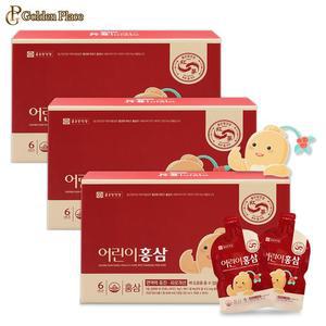 종근당건강 어린이홍삼 20ml X 30포 3박스 (3개월분) 면역력 6년근 진액 G
