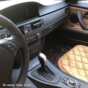 카본 차량 필름 스티커 데칼 센터 콘솔 기어 대시 보드 에어 도어 핸들 리프트 패널 호환 BMW 3 시리즈 E90