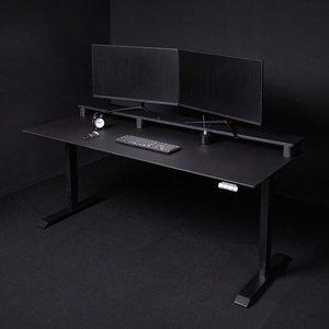 [탄스][FENIX] 모비 사각 1800x800 블랙우드 모션데스크