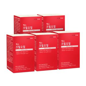 뉴트리코어 맥스 크릴오일 1100mg 150캡슐 (5개입)
